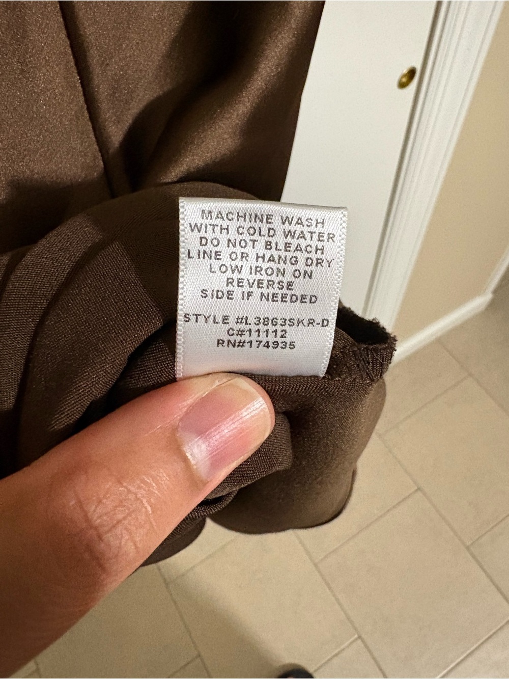Renee C Brown Satin Maxi Skirt - Picture 5 of 5